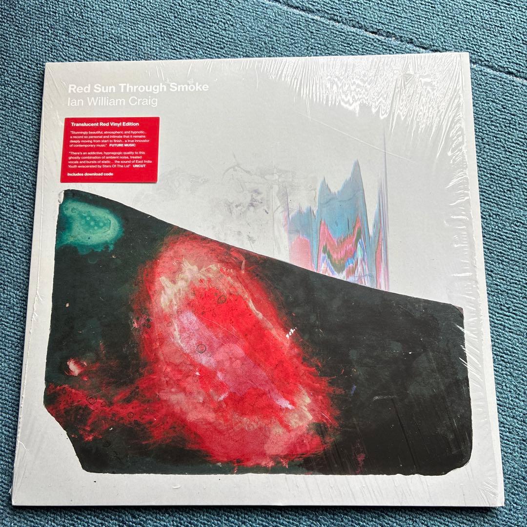 Ian William Craig - Red Sun Through Smoke LP Translucent Red Vinyl Ambient