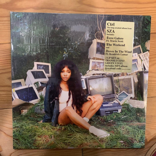 SZA Ctrl 2LP Translucent Green Vinyl Record Neo Soul R&B | Japansoundstore