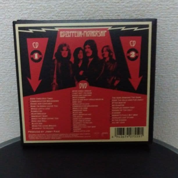 Led Zeppelin Mothership 2CD+DVD Japan Press Limited Edition Hardcover Digipak
