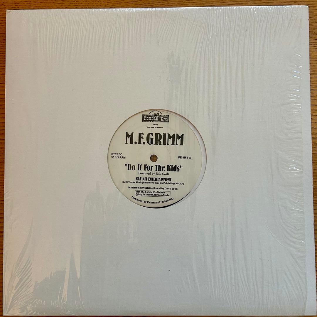 M.F. Grimm - Do It For The Kids 12" Vinyl Rob Swift Fondle 'Em Hip Hop