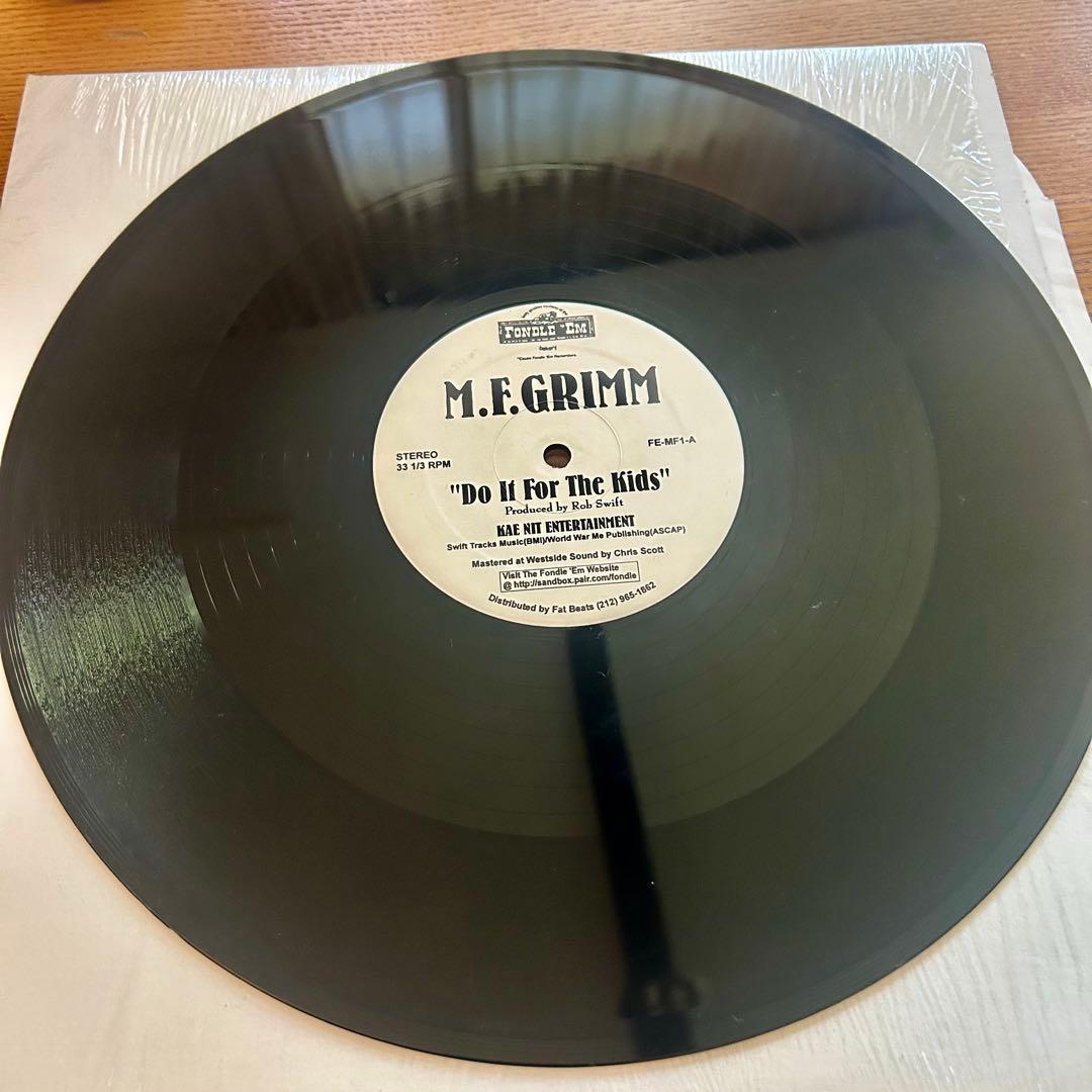 M.F. Grimm - Do It For The Kids 12" Vinyl Rob Swift Fondle 'Em Hip Hop