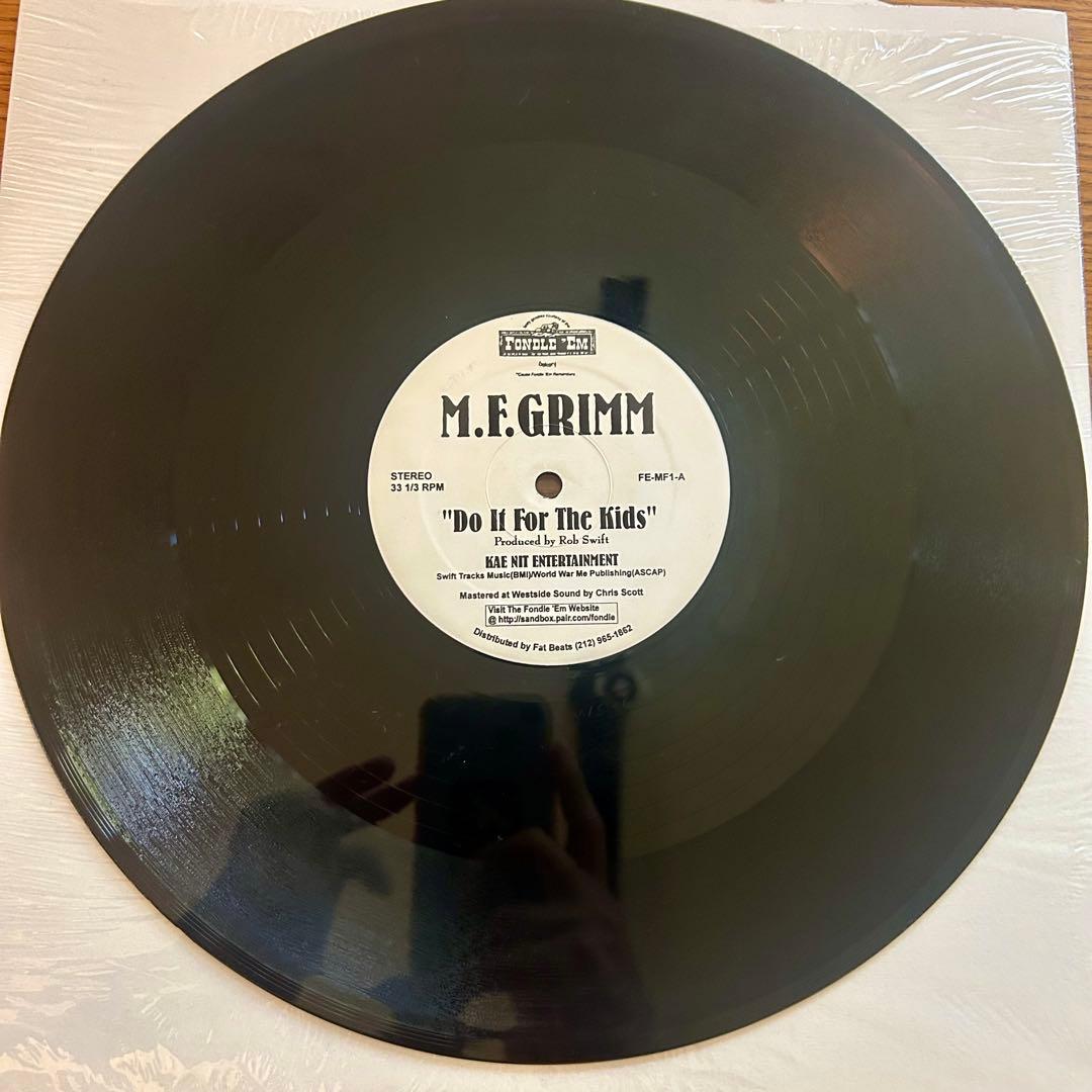 M.F. Grimm - Do It For The Kids 12" Vinyl Rob Swift Fondle 'Em Hip Hop