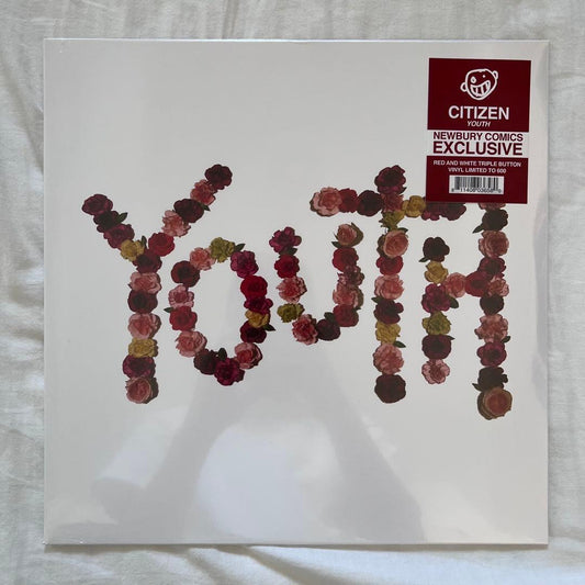 Citizen - Youth Vinyl LP Newbury Comics Exclusive Red White Triple Button /600