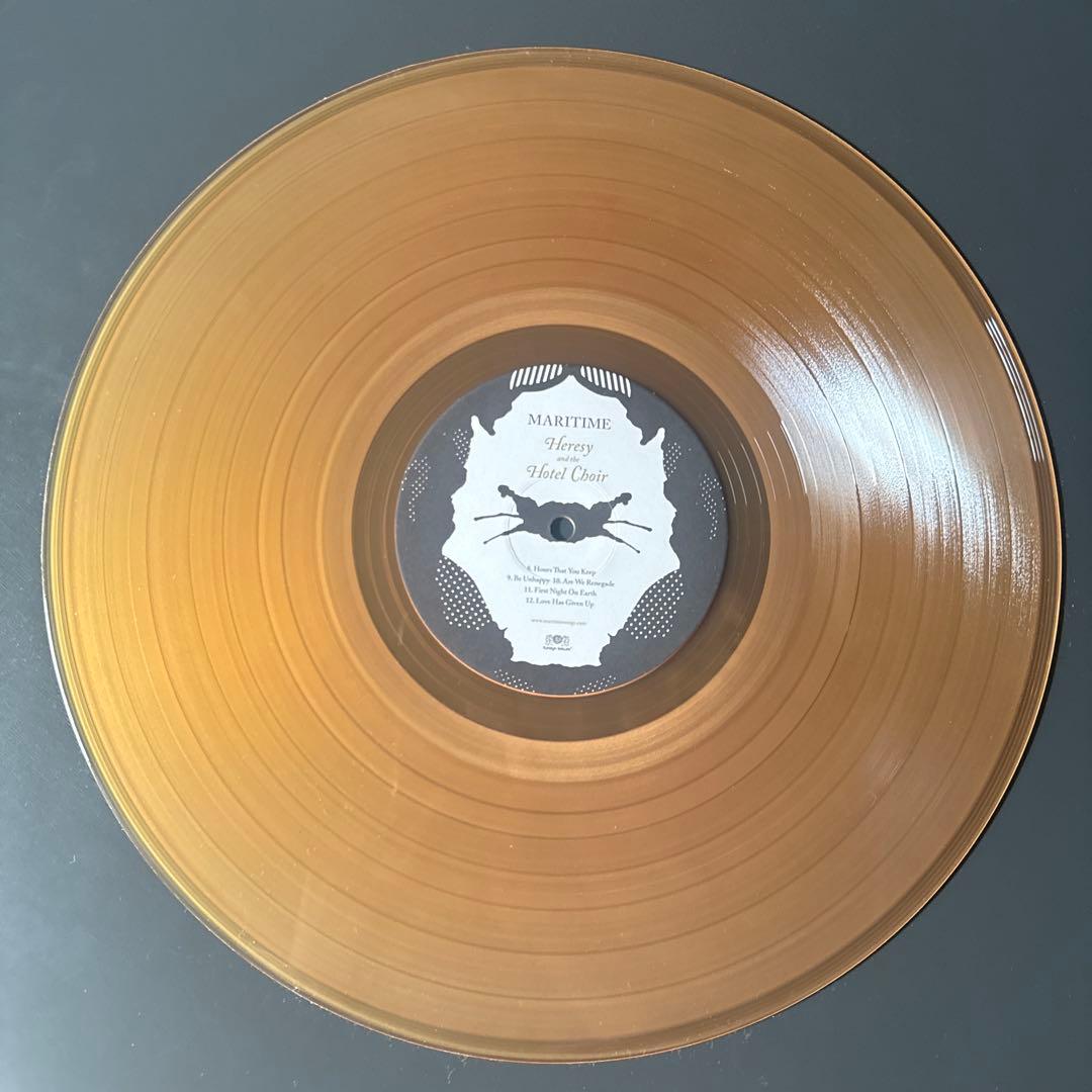 Maritime - Heresy and the Hotel Choir Limited Brown Vinyl LP #475/1000