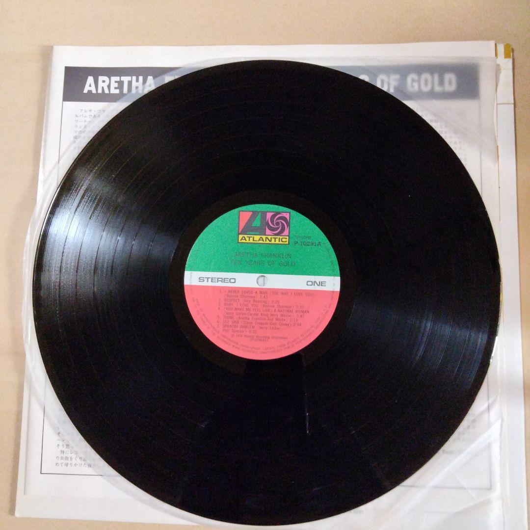 Aretha Franklin Ten Years Of Gold Japan Vinyl LP P-10291A Obi Soul Classic