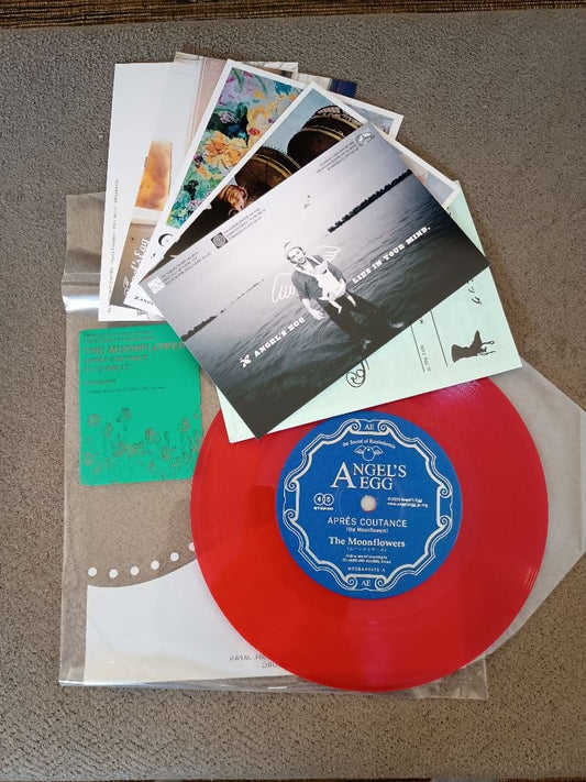 The Moonflowers Angel's Egg Limited Red Vinyl 7" EX Collectible | Japansoundstore