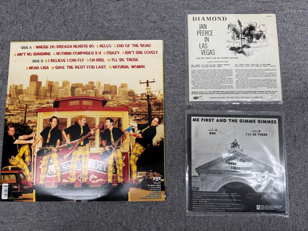 Me First and the Gimme Gimmes - Take a Break + 2 Singles LP/7" Set Japan