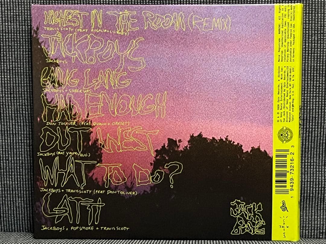 JACKBOYS Travis Scott CD Compilation 2020 Epic Records - Cactus Jack