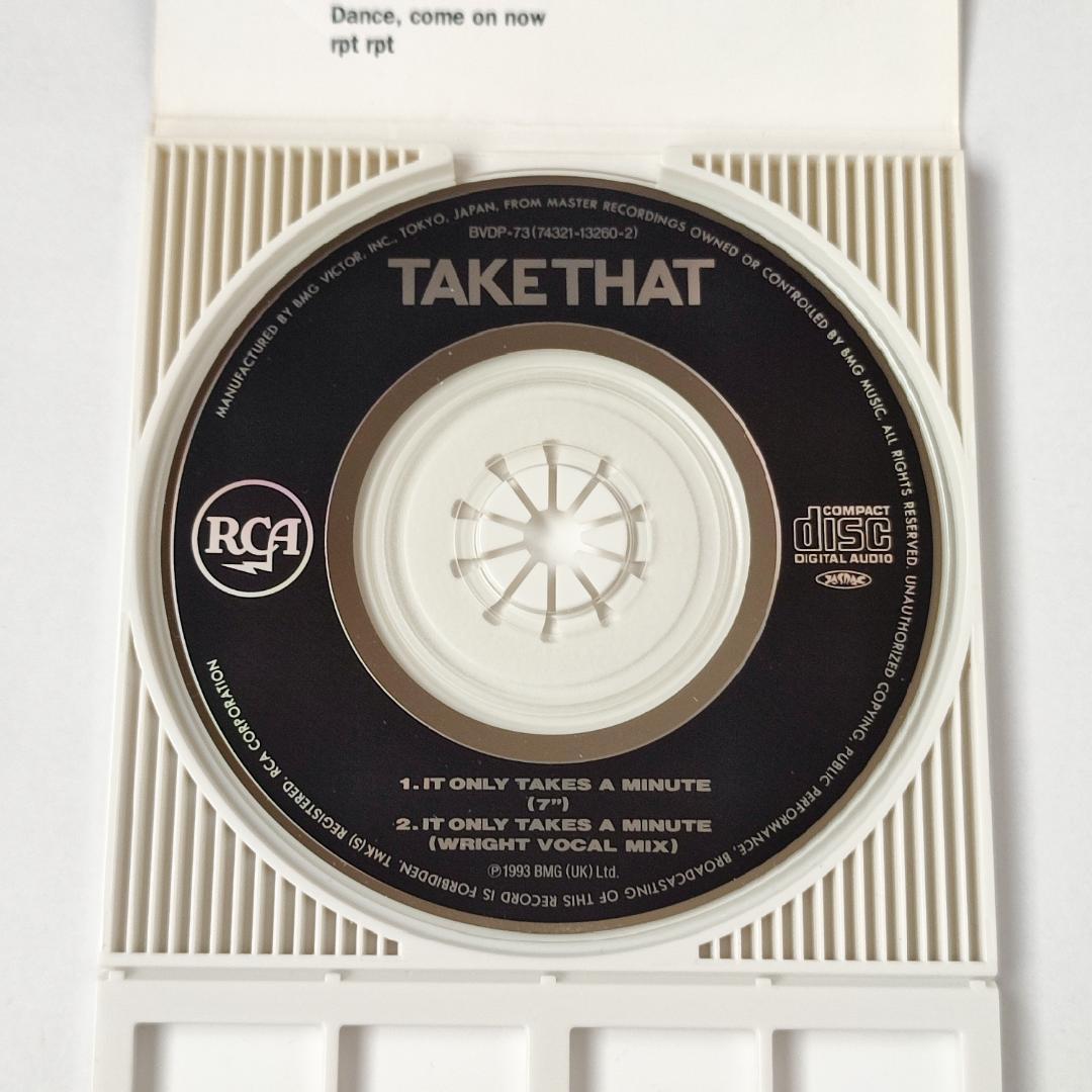 Take That - It Only Takes a Minute, 8cm CD Single, Japan Press, 1993