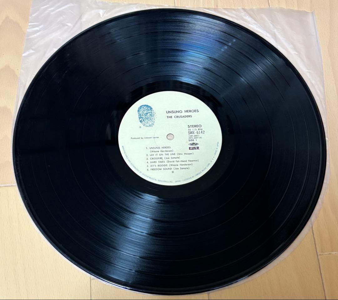 The Crusaders Unsung Heroes Jazz Fusion LP Tokyo Obi Good Condition | Japansoundstore