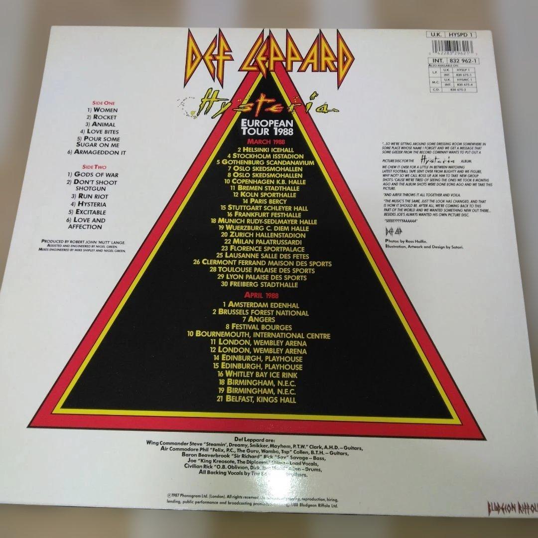 DEF LEPPARD Hysteria Picture Disc + Shaped Single Used | Japansoundstore