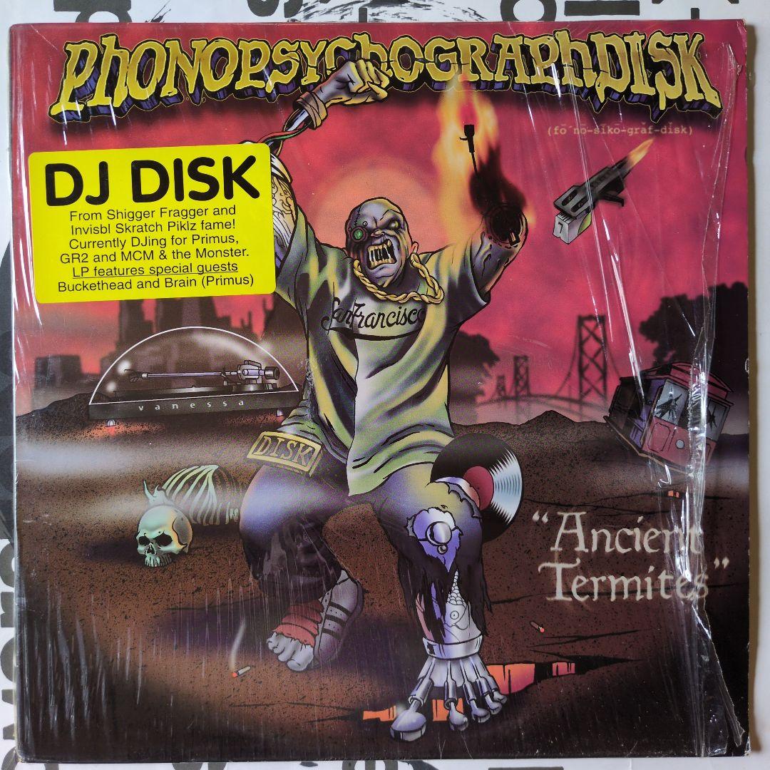 DJ Disk - Ancient Termites 2LP 1998 Bomb Hip-Hop Experimental Turntablism Vinyl