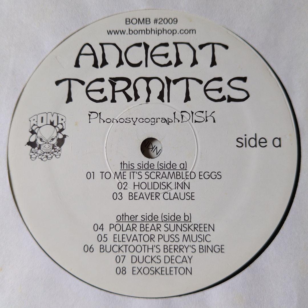 DJ Disk - Ancient Termites 2LP 1998 Bomb Hip-Hop Experimental Turntablism Vinyl
