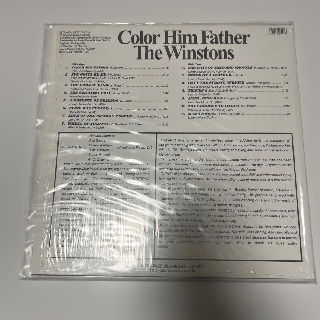 The Winstons - Color Him Father Vinyl LP Record Japan Soul Funk Limited Edition