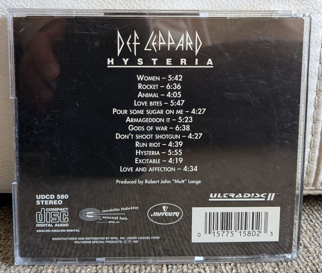 Def Leppard Hysteria MFSL Ultradisc Ⅱ Gold CD Rare Exc condition | Japansoundstore