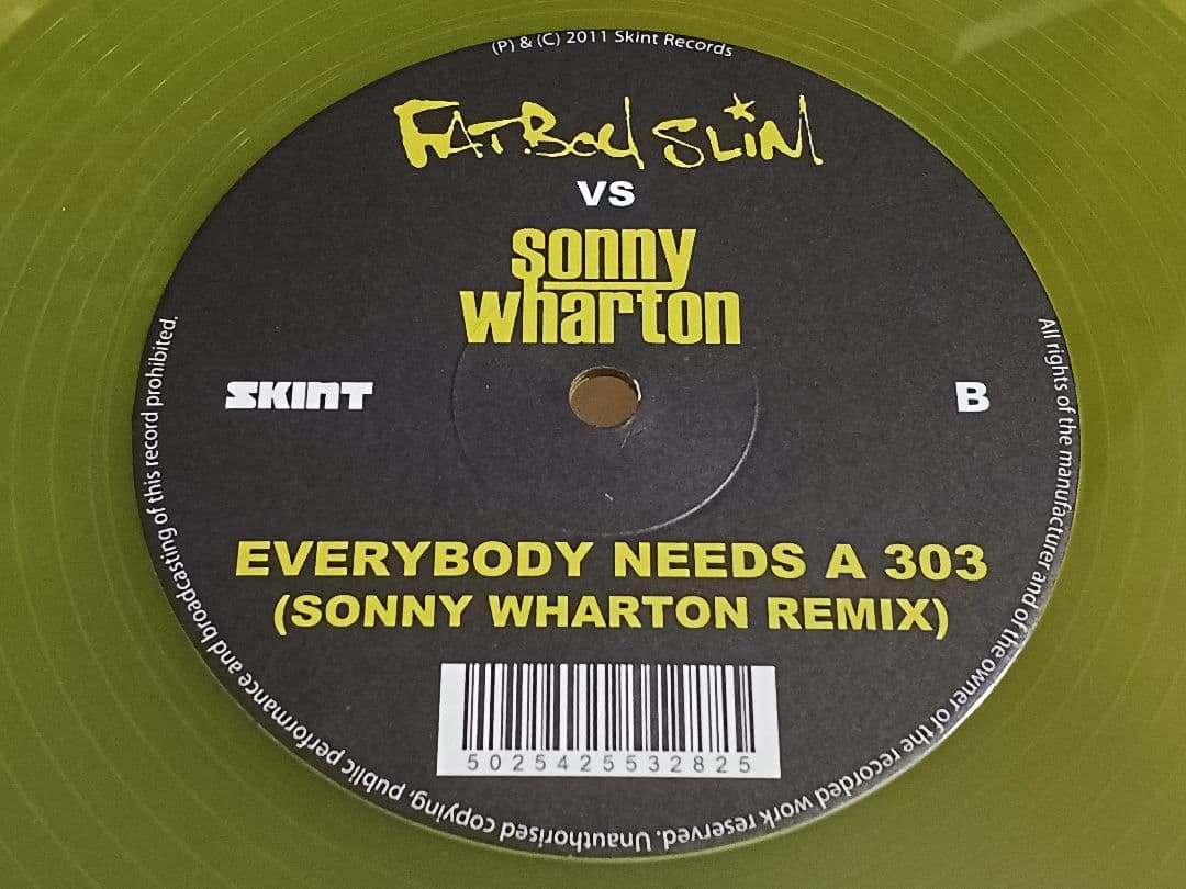 Fatboy Slim vs Moguai Ya Mama Remix Limited Yellow Vinyl 12" Skint Records