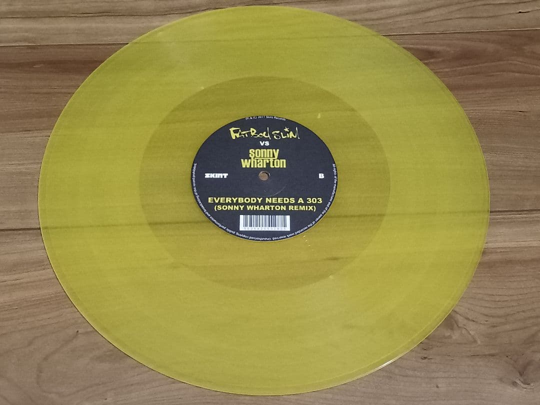 Fatboy Slim vs Moguai Ya Mama Remix Limited Yellow Vinyl 12" Skint Records