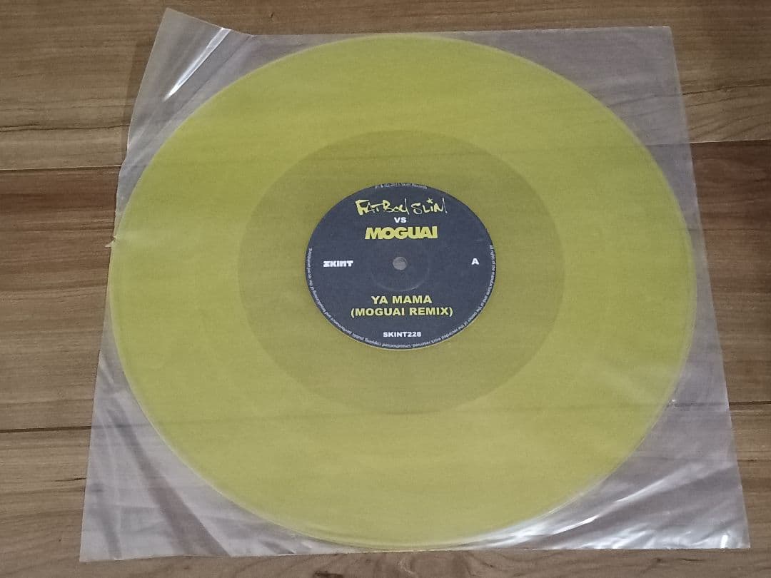 Fatboy Slim vs Moguai Ya Mama Remix Limited Yellow Vinyl 12" Skint Records