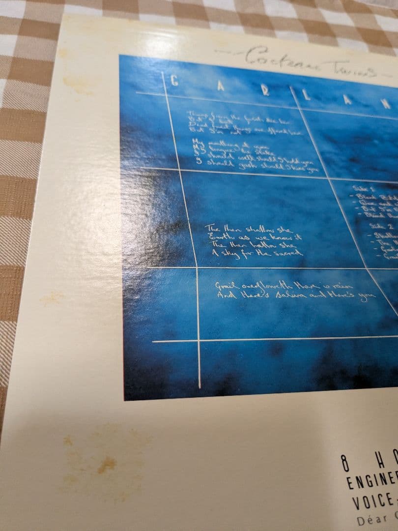 Cocteau Twins Garlands Vinyl LP Japan Obi 1982 Post-Punk Dream Pop 4AD SP25-5048
