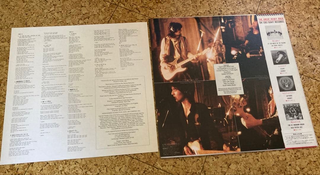 The Joe Perry Project I've Got The Rock'n Rolls Again LP Vinyl Japan w/ Obi