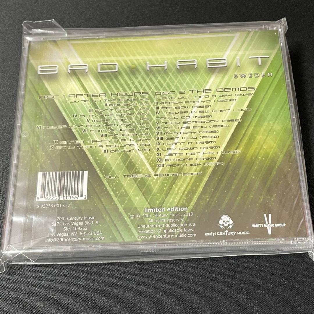 BAD HABIT After Hours [re-cap] 2CD Limited Edition 2019 Melodic Hard Rock