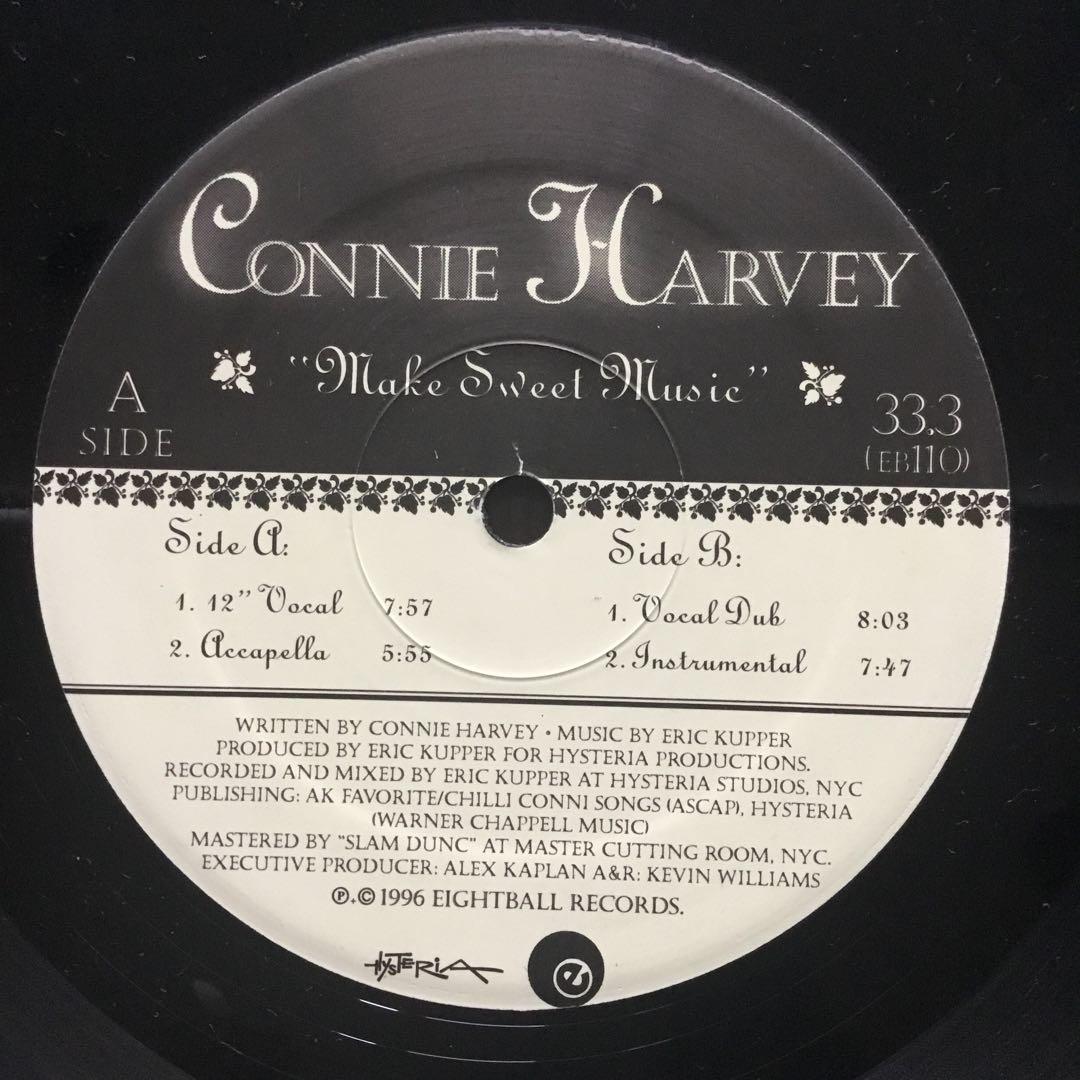 Connie Harvey Make Sweet Music 12" Vinyl Record Eightball Records House Classic
