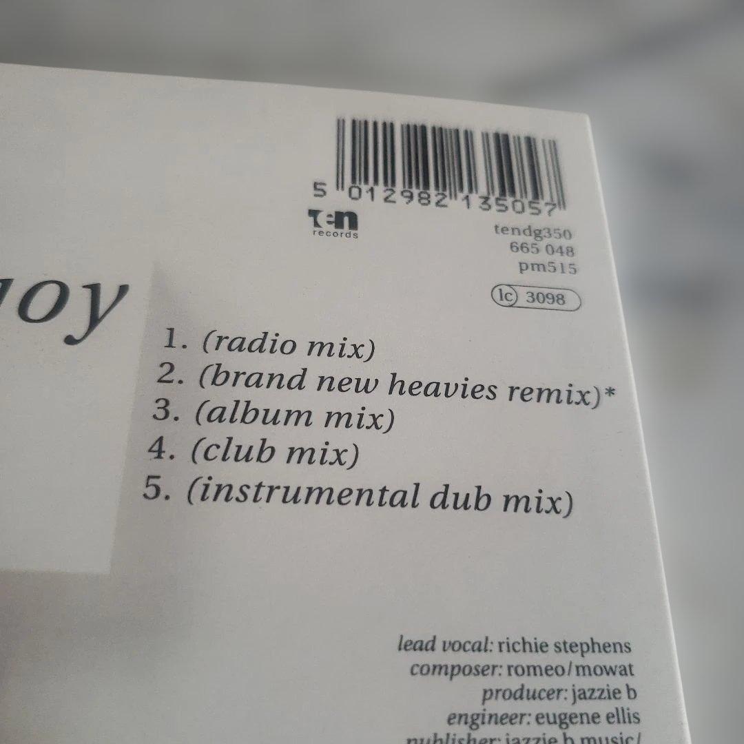 Soul II Soul - Joy CD Single, 1992 UK Press, 5 Tracks Heavies Remix