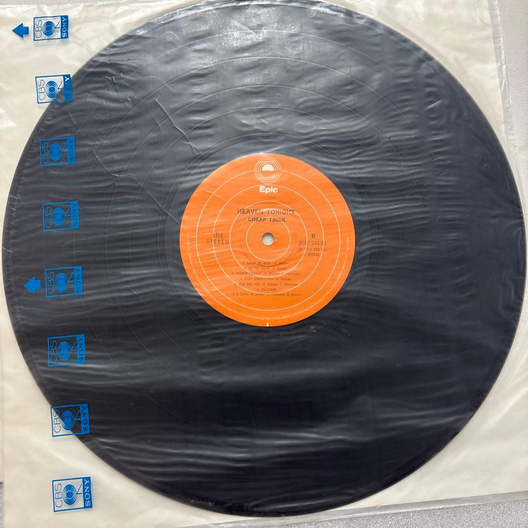 Cheap Trick Heaven Tonight Japan LP w/ Obi Hard Rock Classic Import Vinyl