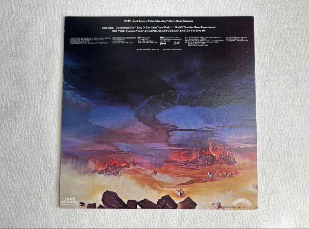 KISS Destroyer LP Vinyl Japan Pressing with Obi Strip SWX-6268 Rock Album