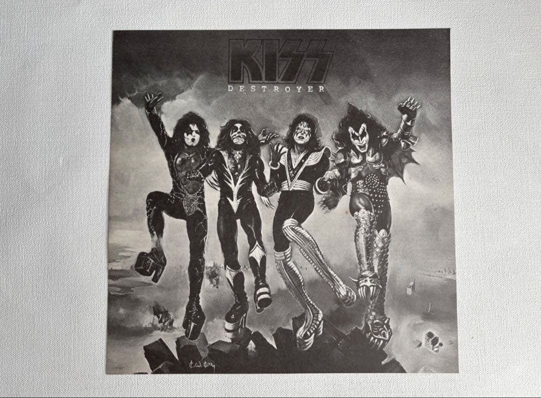 KISS Destroyer LP Vinyl Japan Pressing with Obi Strip SWX-6268 Rock Album
