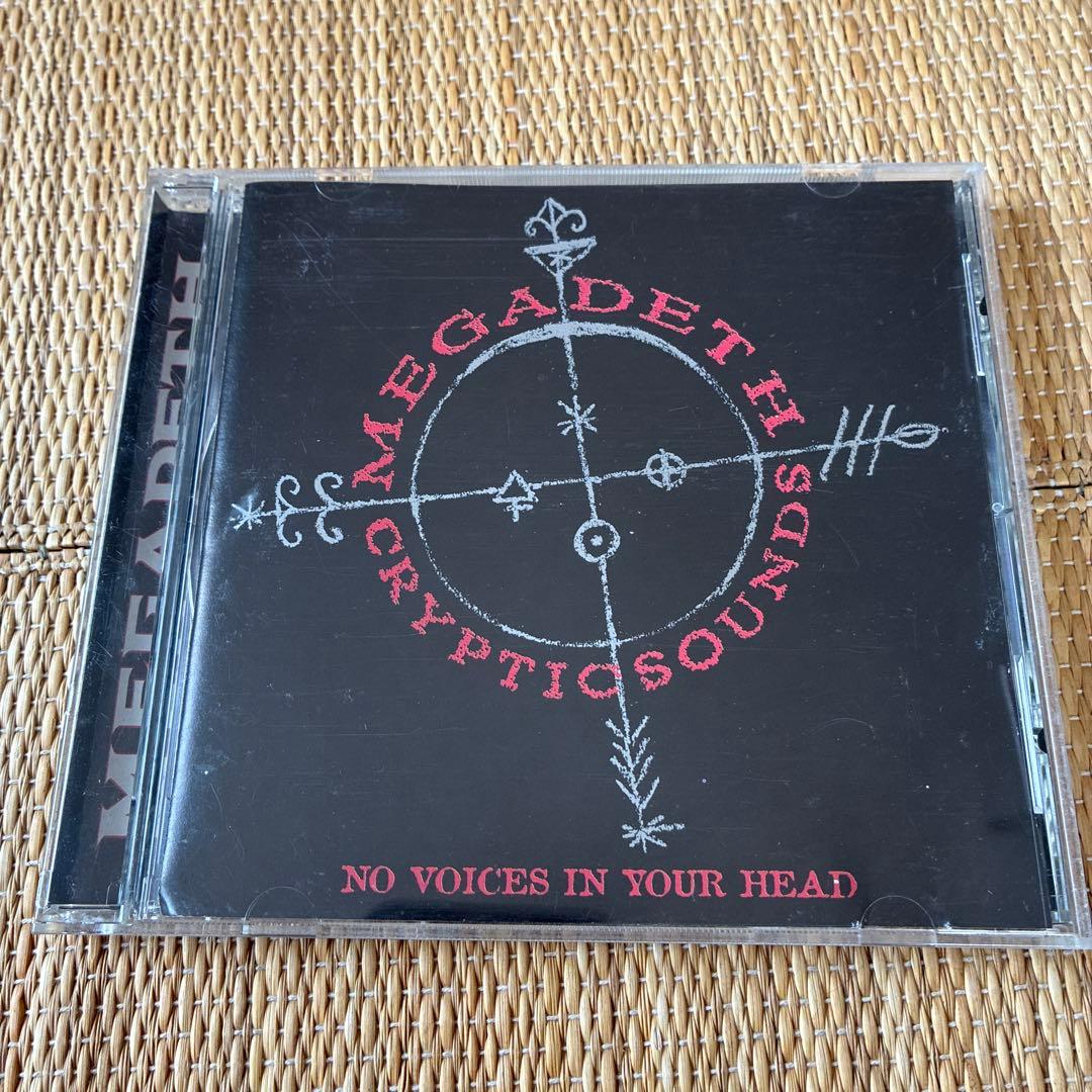 Megadeth - Cryptic Sounds - No Voices In Your Head - Japan Press CD 1998