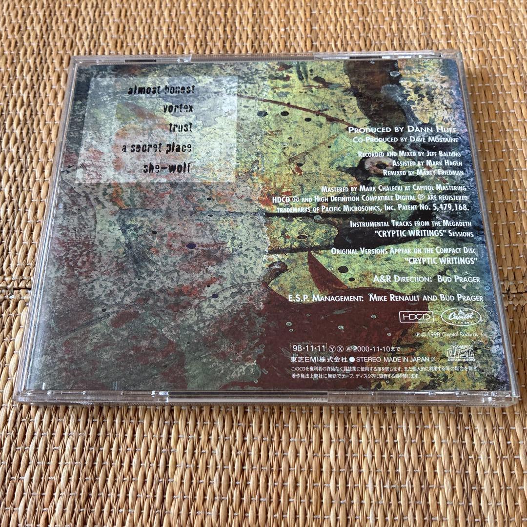 Megadeth - Cryptic Sounds - No Voices In Your Head - Japan Press CD 1998
