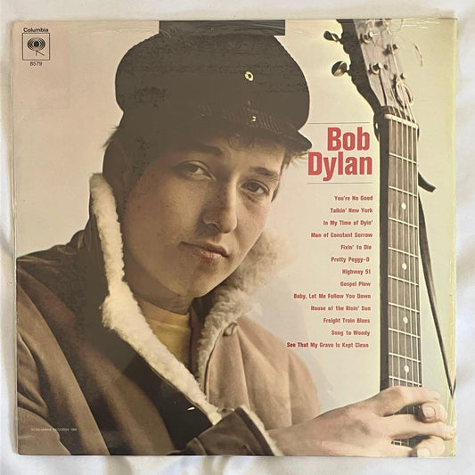 Bob Dylan - Self-Titled Debut Album Vinyl LP, 1970s US Reissue, Still Sealed