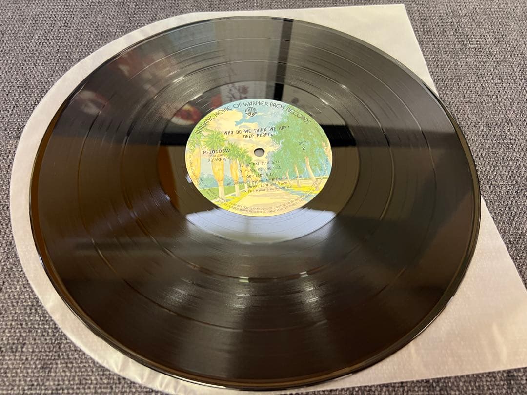 Deep Purple - Who Do We Think We Are! LP Japan Original P-10103W w/ Obi & Insert