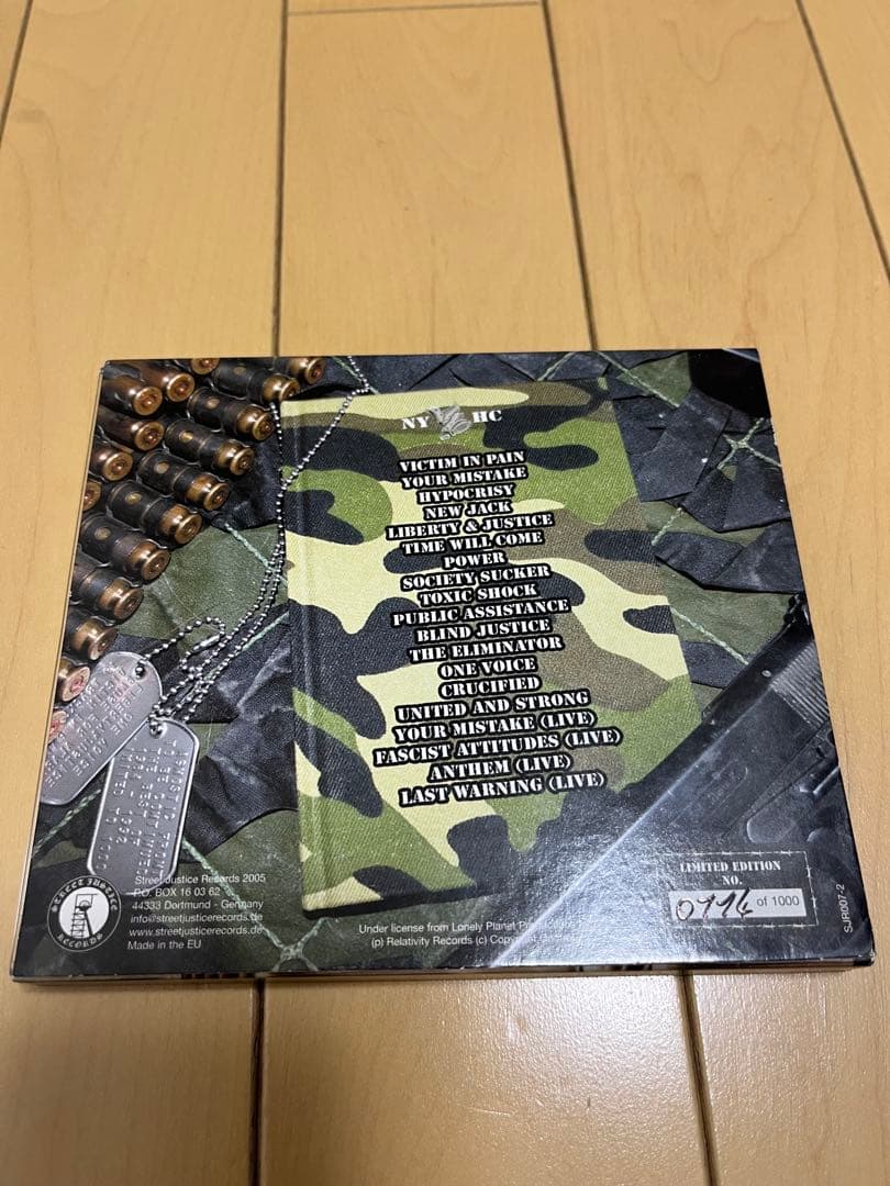 Agnostic Front To Be Continued The Best Of CD Limited Edition 1000 Numbered