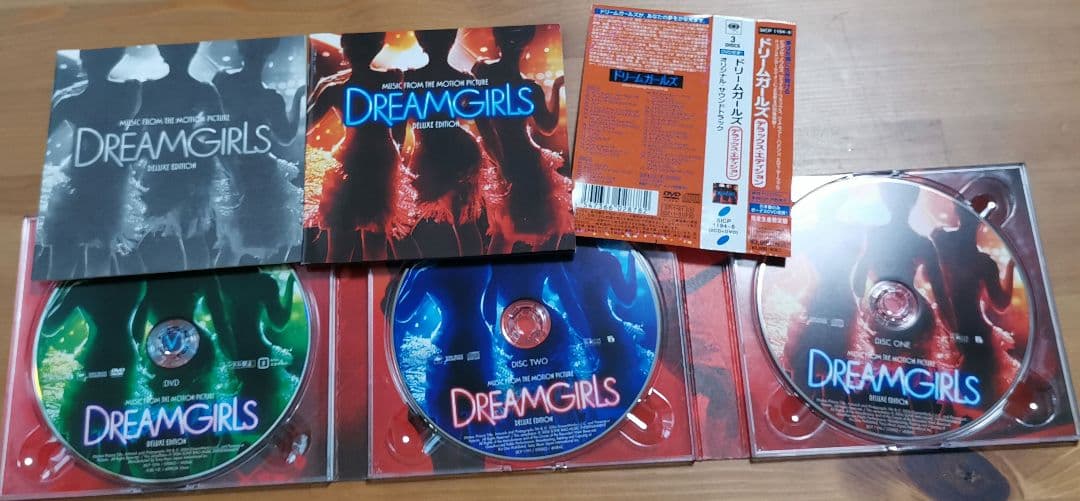 Dreamgirls Music From The Motion Picture 2CD+DVD Deluxe Edition Japan Import Obi