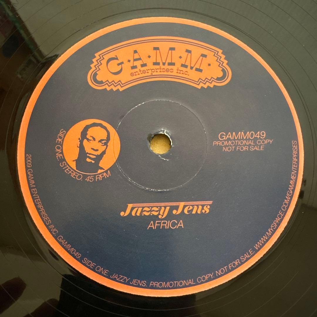 Jazzy Jens - Africa / The Rance Allen Group - 12" Vinyl Record G.A.M.M. Promo