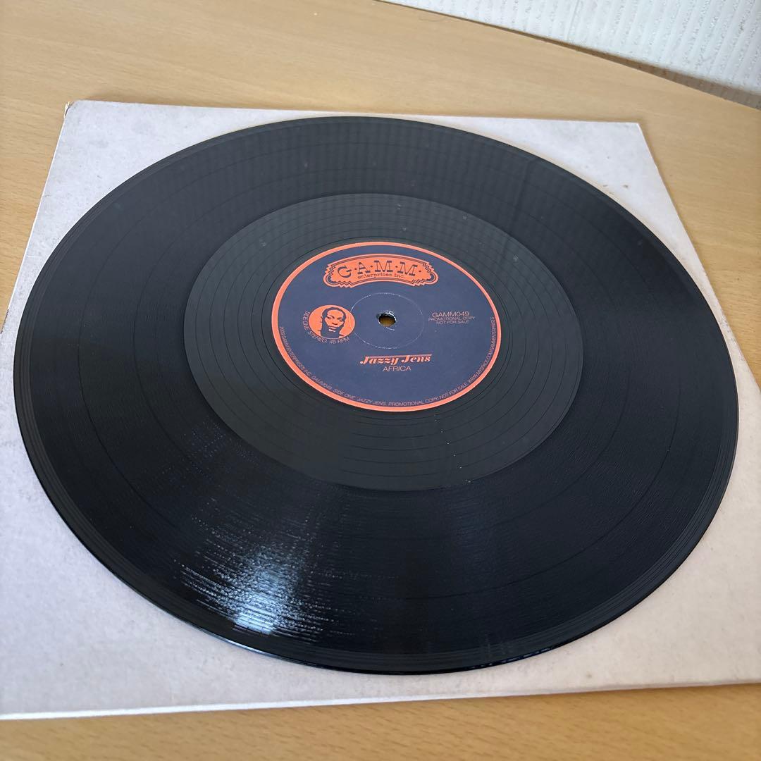 Jazzy Jens - Africa / The Rance Allen Group - 12" Vinyl Record G.A.M.M. Promo