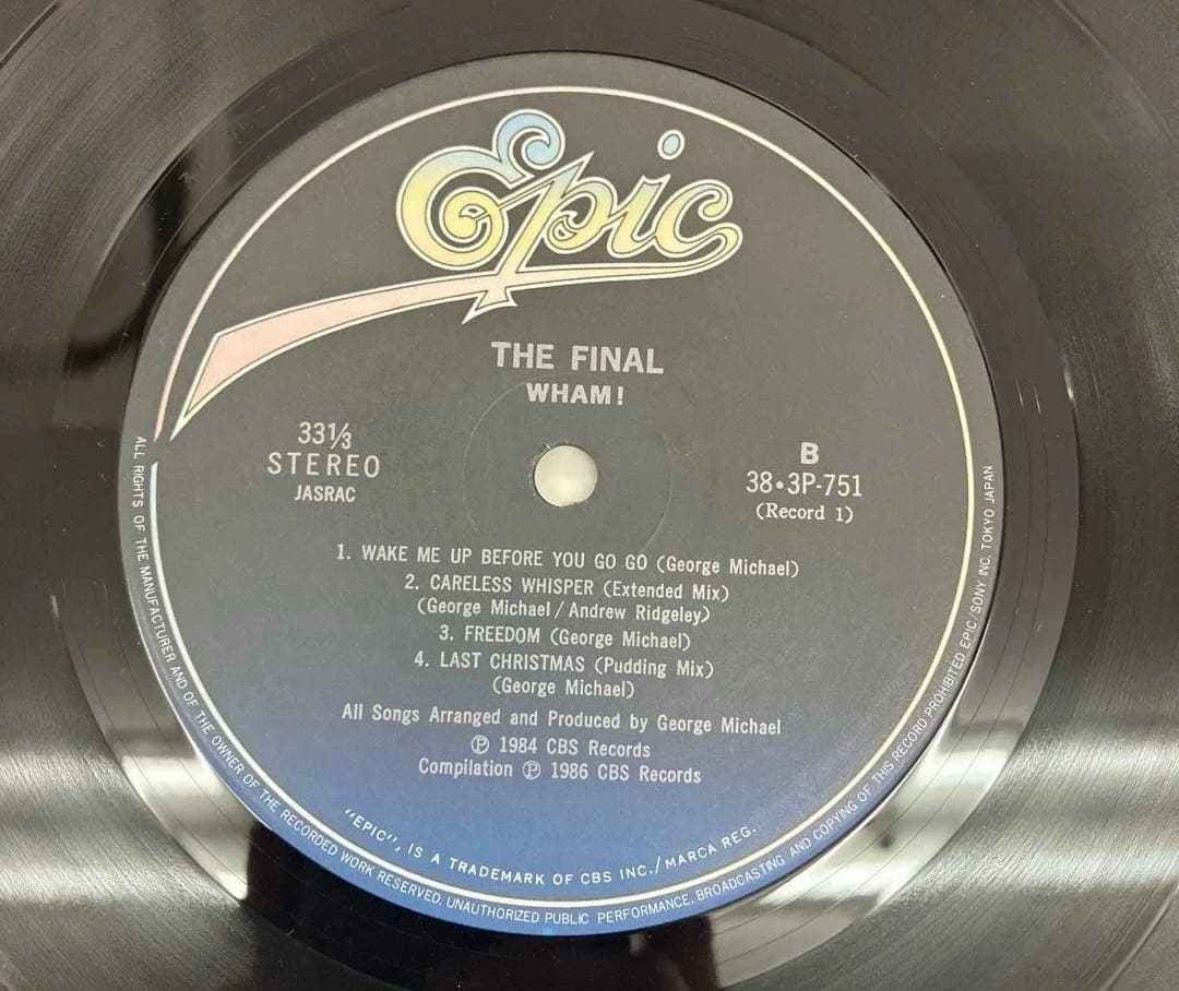 Wham! - The Final - Japan 2LP Vinyl Record with Obi Strip Best Of Compilation