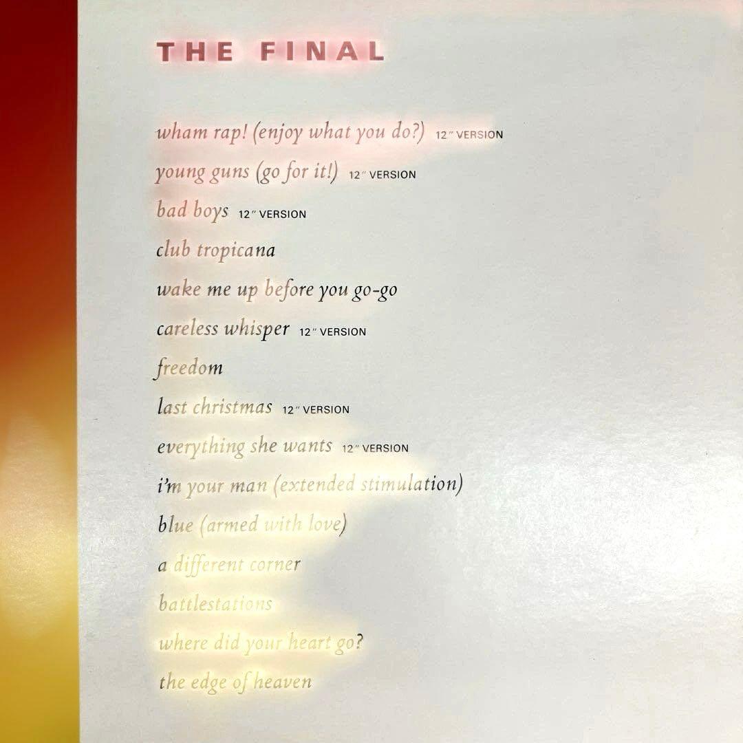 Wham! - The Final - Japan 2LP Vinyl Record with Obi Strip Best Of Compilation