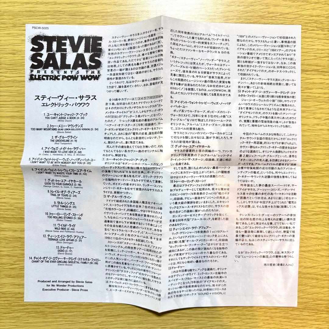 Stevie Salas - The Electric Pow Wow Japan CD Special Limited Package Promo