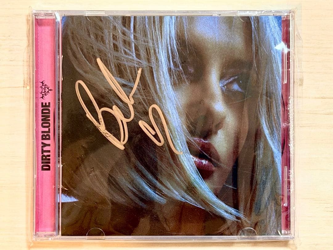 Bebe Rexha Dirty Blonde CD Religion Edition Signed Autographed Import