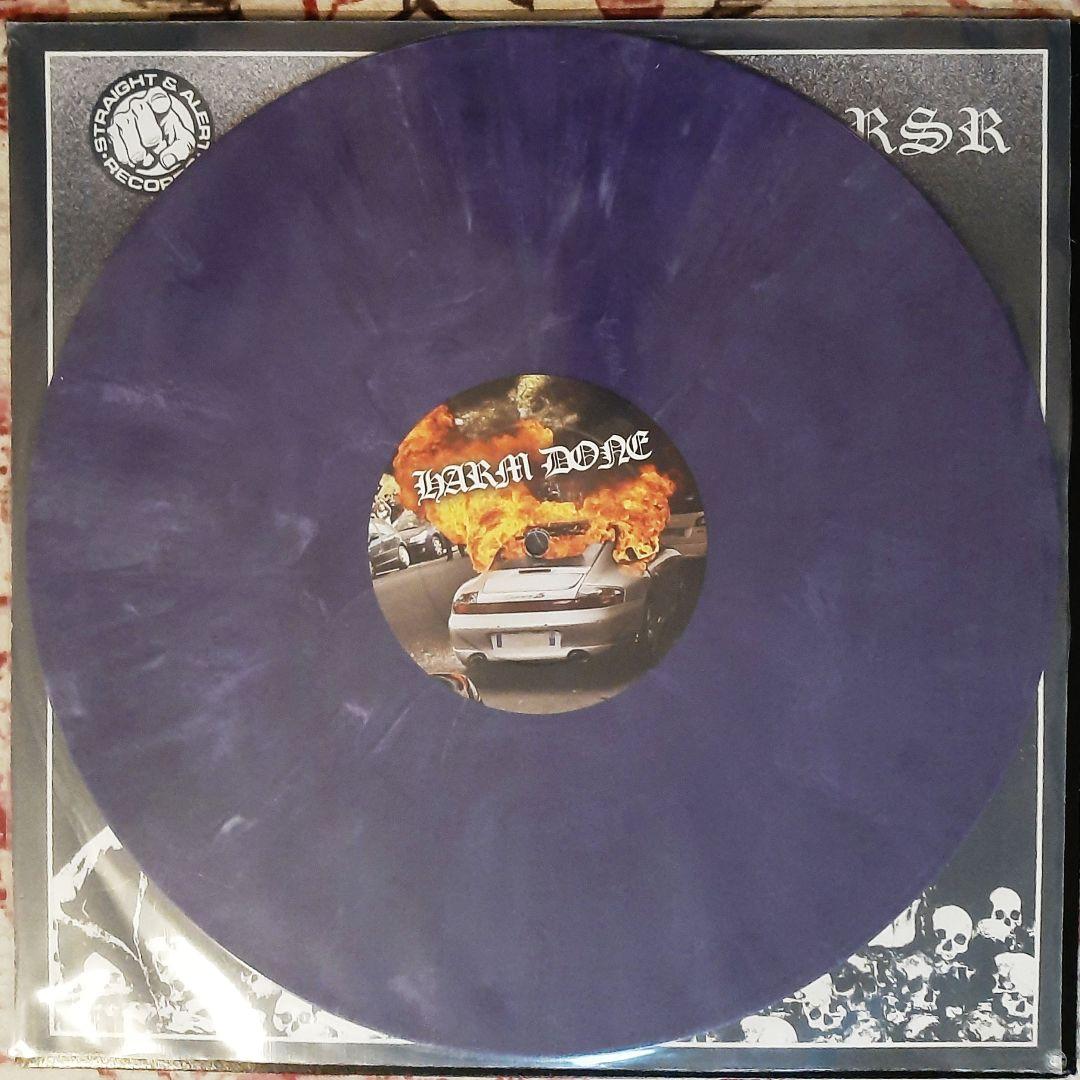Sex Prisoner / Harm Done Split LP Vinyl Record Purple Marble Color Disc