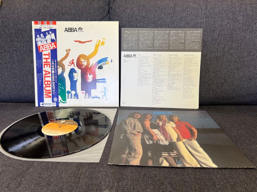 ABBA - The Album LP 1978 Japan Pressing w/ Obi DSP-5105 Pop Vinyl Record