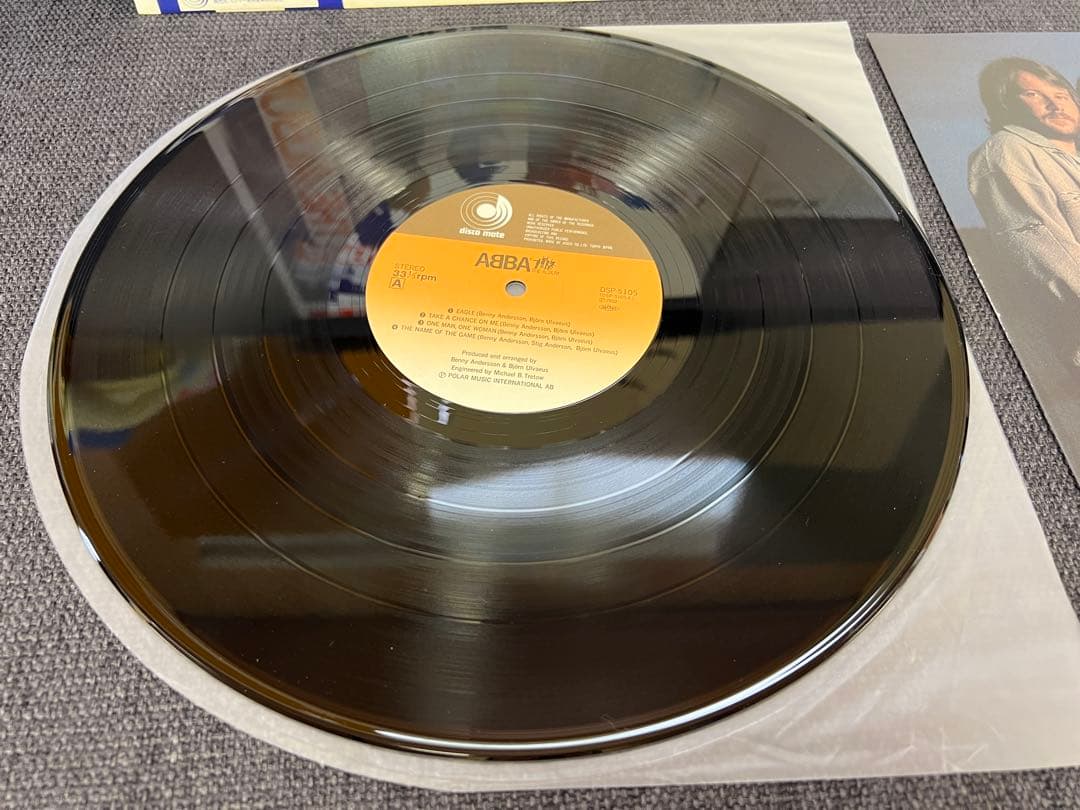 ABBA - The Album LP 1978 Japan Pressing w/ Obi DSP-5105 Pop Vinyl Record