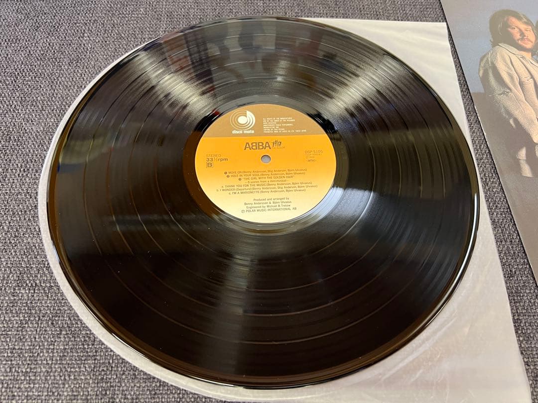 ABBA - The Album LP 1978 Japan Pressing w/ Obi DSP-5105 Pop Vinyl Record