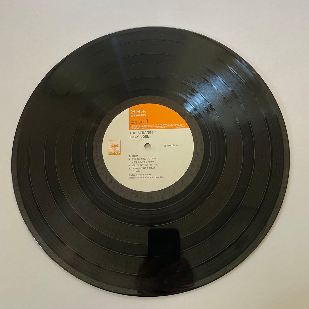 Billy Joel - The Stranger LP 1977 Japan Pressing CBS/Sony 25AP 843 With Obi