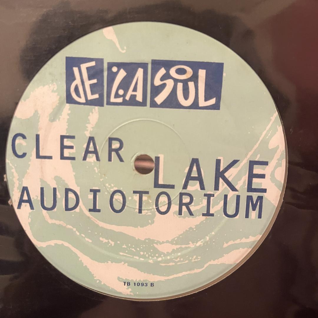 De La Soul - Clear Lake Auditorium - Rare 1994 Promo Clear Vinyl 12-inch Single