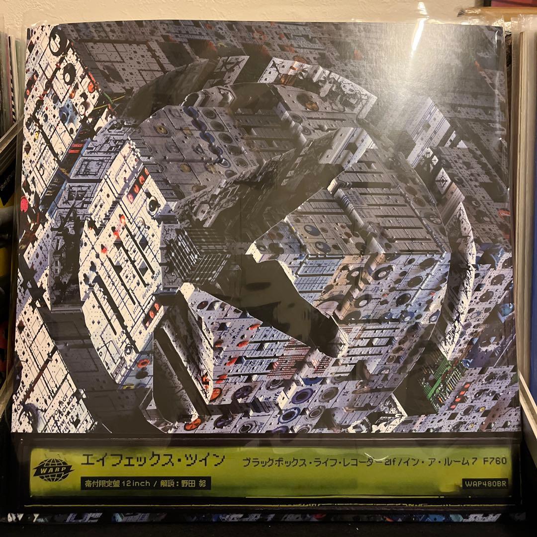 Aphex Twin Blackbox Life Recorder 21f / in a room7 F760 Vinyl 12" Japan Obi