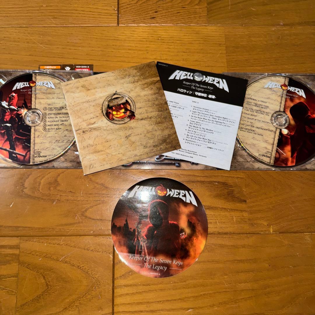 Helloween - Keeper Of The Seven Keys: The Legacy 2CD Japan Press w/ OBI Limited